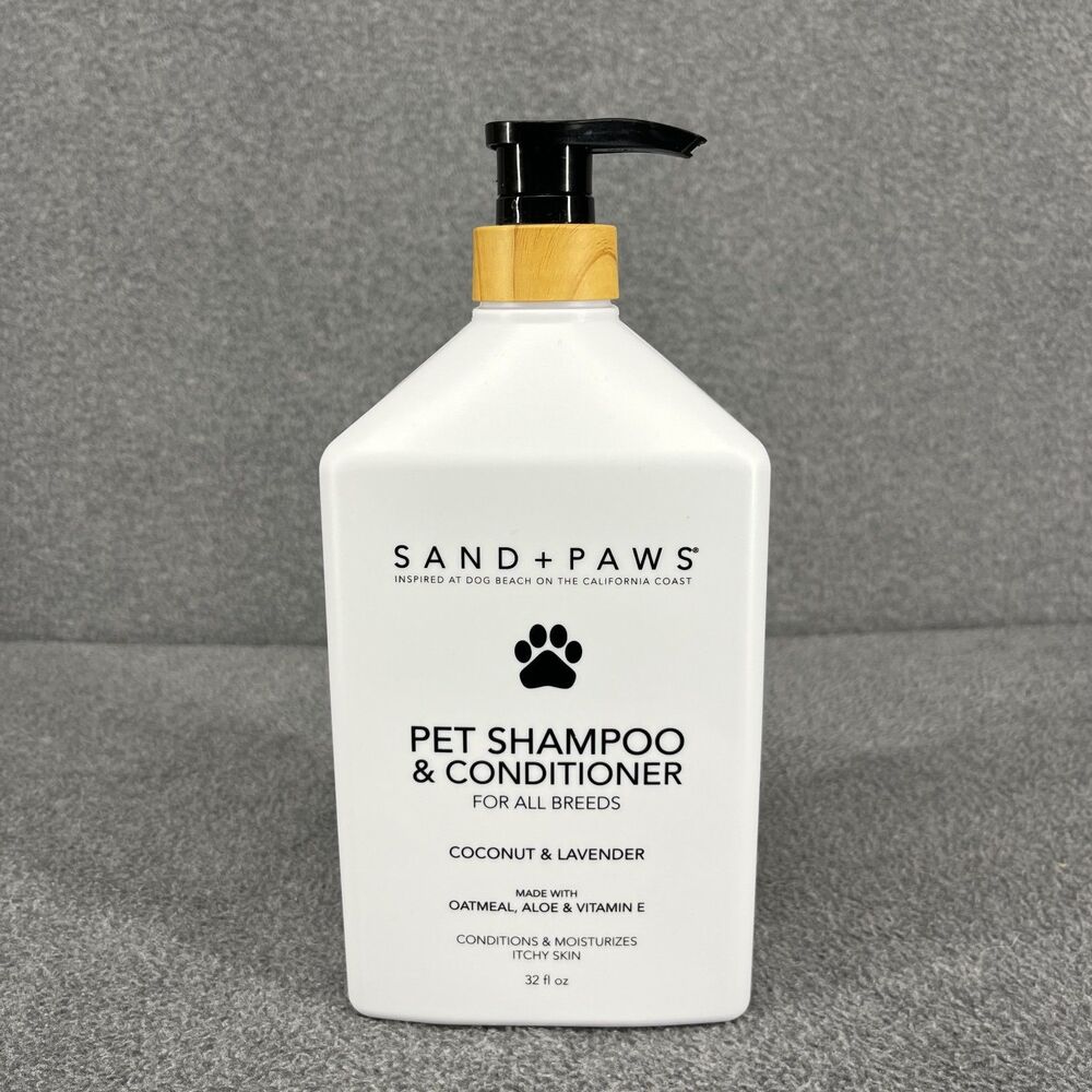 Sand + Paws Coconut & Lavender Pet‎ Shampoo & Conditioner 32 fl oz